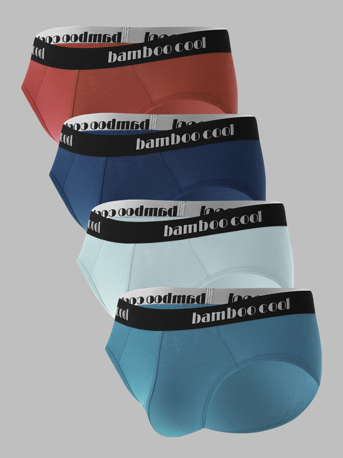 Soft Breathable Men’s Briefs with Contour Pouch 4 Pack