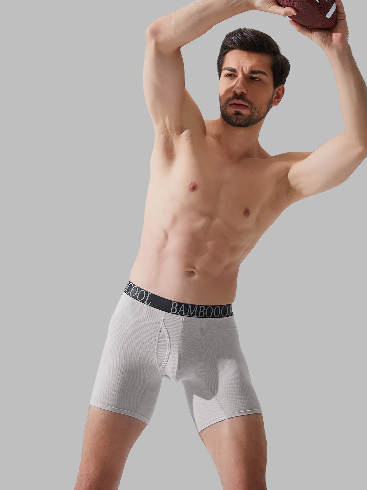 360° Mesh Cooling Men’s Boxer Briefs Moisture-Wicking 4 Pack