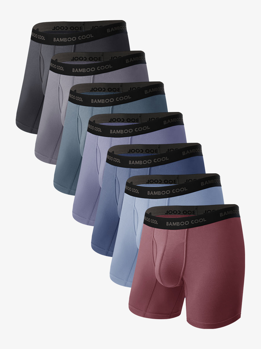 Ultra Soft Mens Boxer Briefs 7 Pack