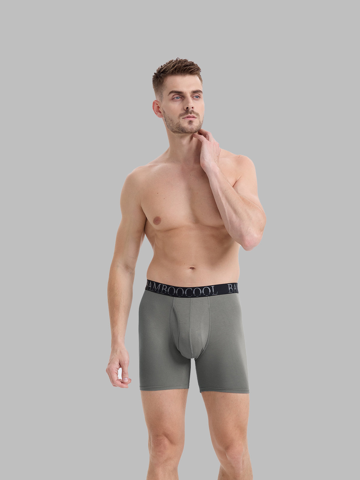 Ultra Soft Men’s Boxer Briefs Moisture-Wicking with Fly 5 or 7 pack