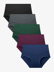 High Waisted Women's Briefs 5 Pack