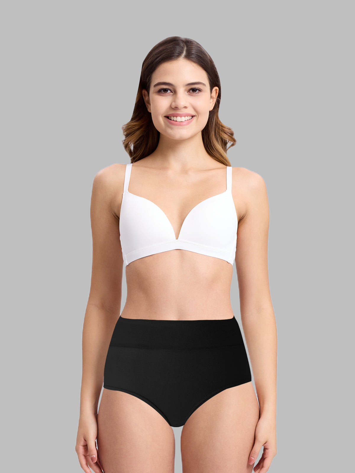 High-Waist Women’s Briefs Full Coverage Soft Breathable Panties 5 Pack