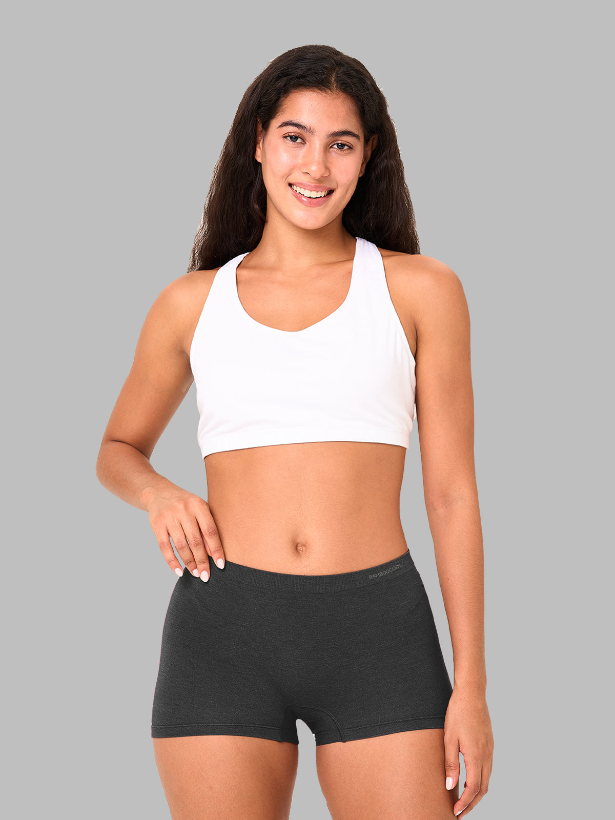 Seamless Women's Boyshort Black 5 Pack