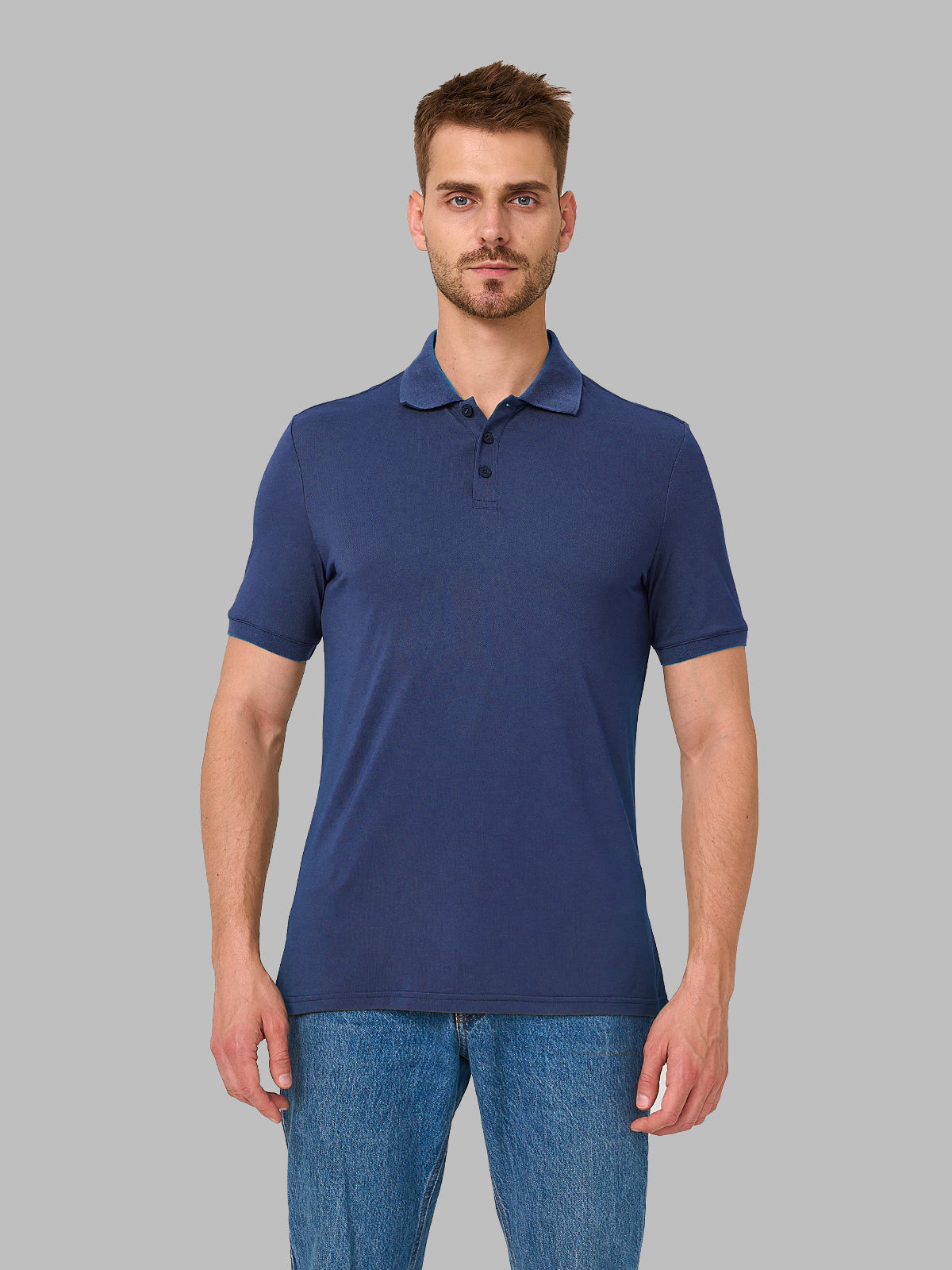 Men's Polo Shirts Slim-Fit Short Sleeve for Men
