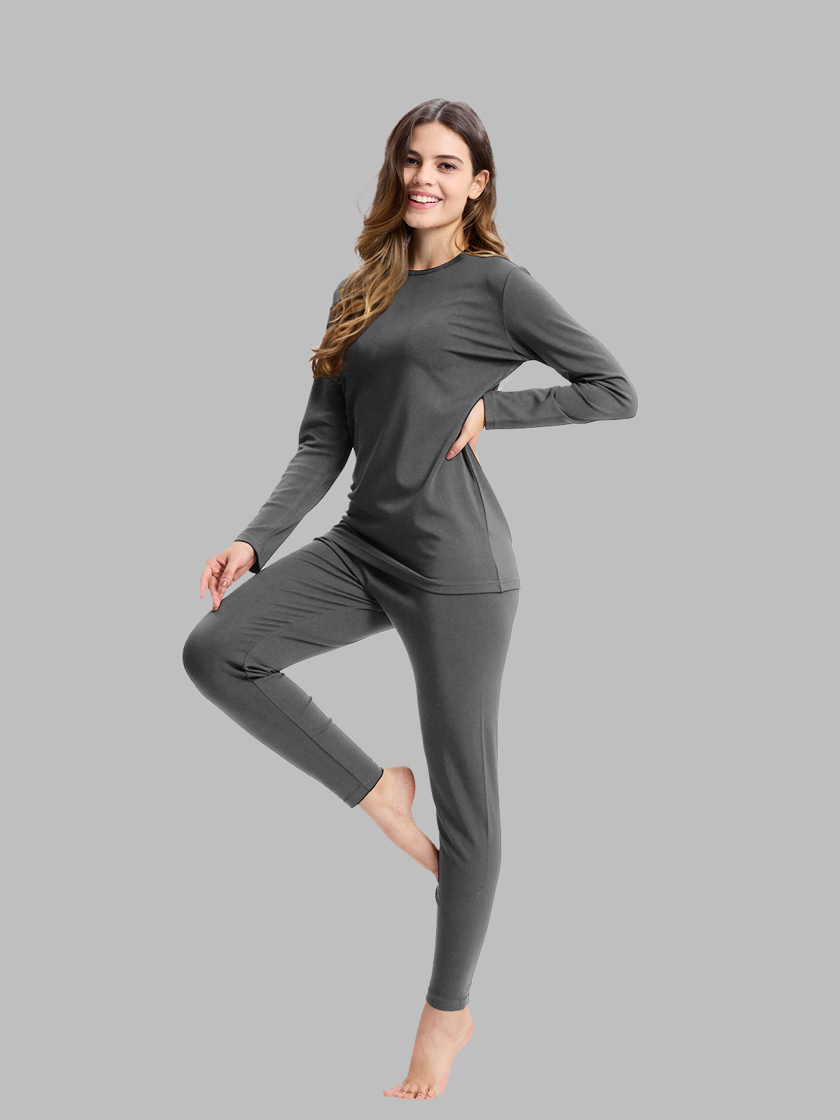 Thermal Base Layer Set for Women Top & Bottom