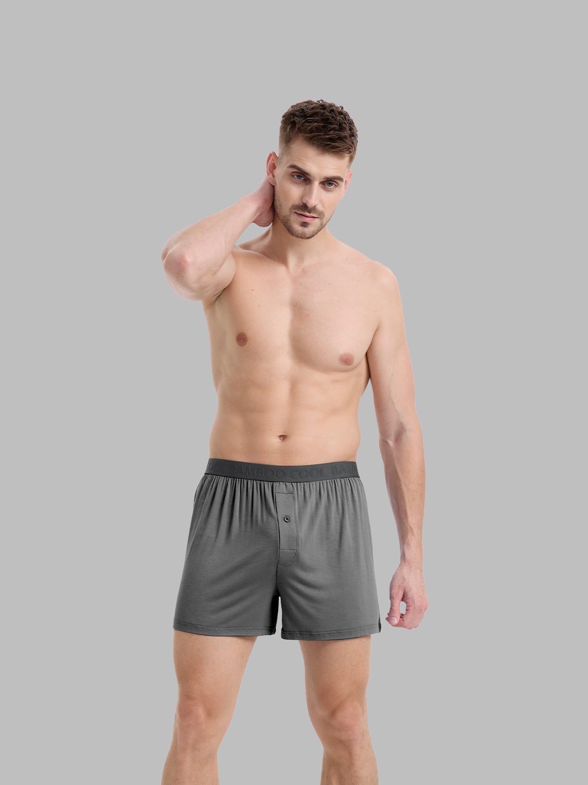 Soft Breathable Knit Men's Boxer Shorts 3 or 5 Pack