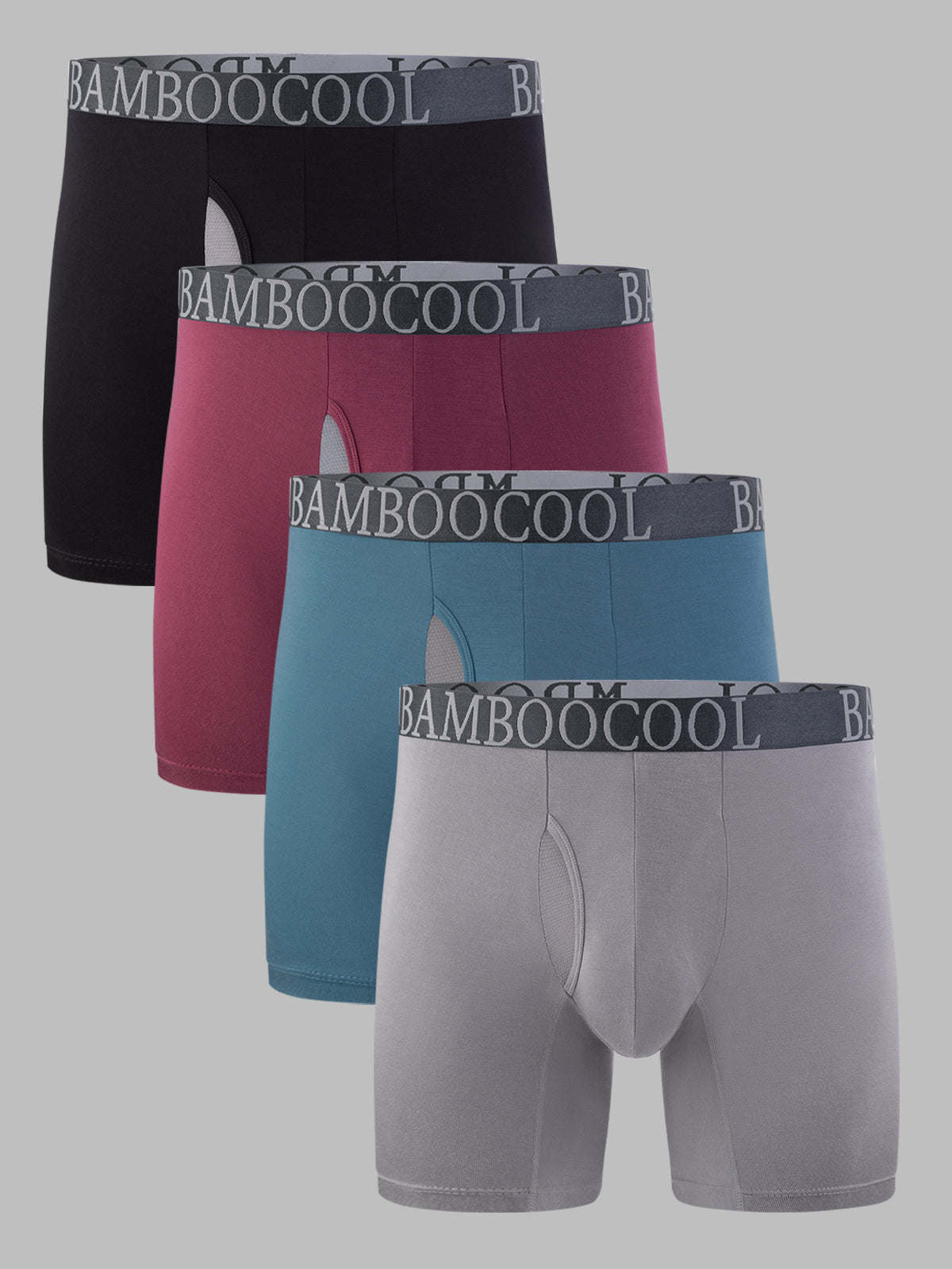 Ultra Mesh Men’s Boxer Briefs Lightweight No Ride-Up 4 or 7 Pack