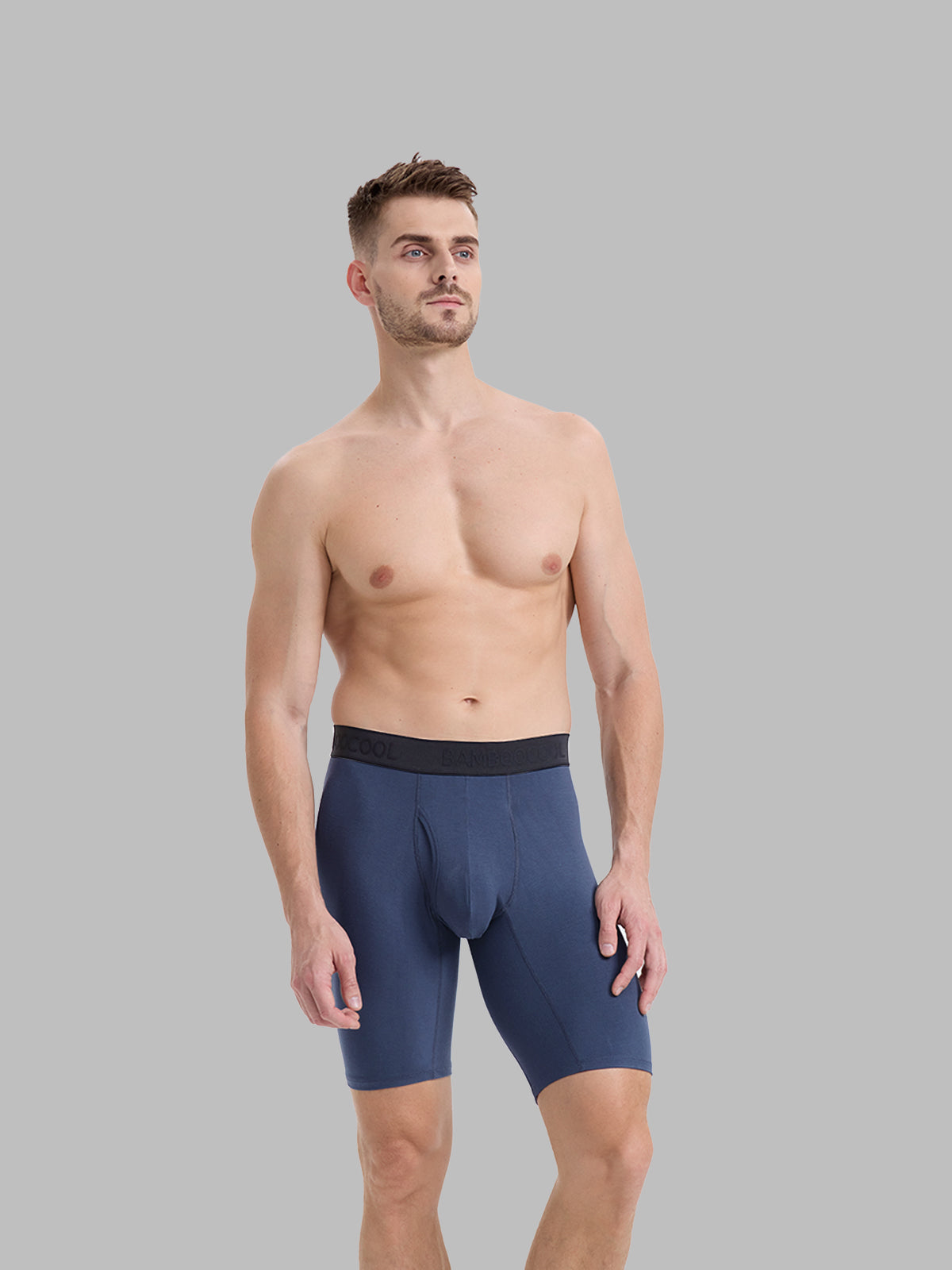 Performance Fit Men’s Long-Leg Boxer Briefs Sports Comfort 3 Pack