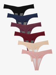 V-Shape Ultra Soft Breathable Thong 6 Pack