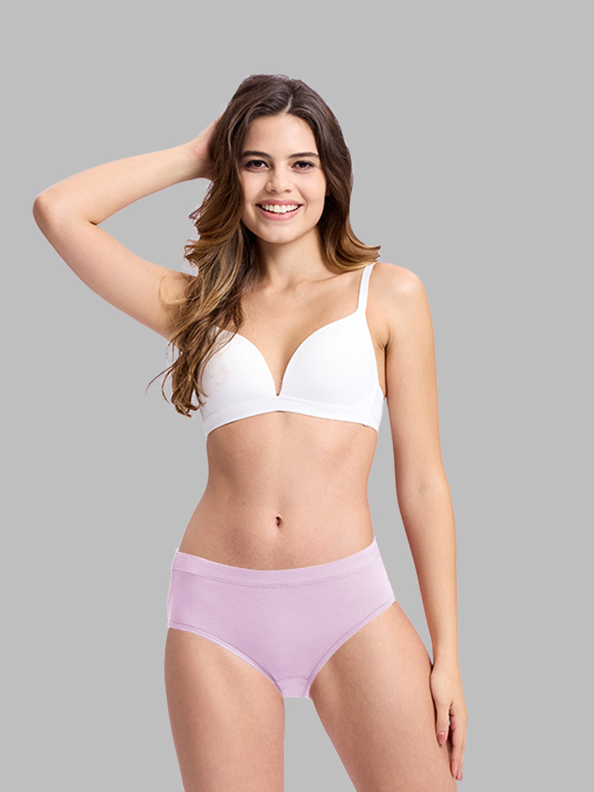 Moisture-Wicking Women’s Briefs Soft Breathable Panties Mid Waist 5 Pack