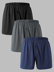 Durable Loose Ultra-Soft Men’s Boxer Shorts 3 or 5 Pack