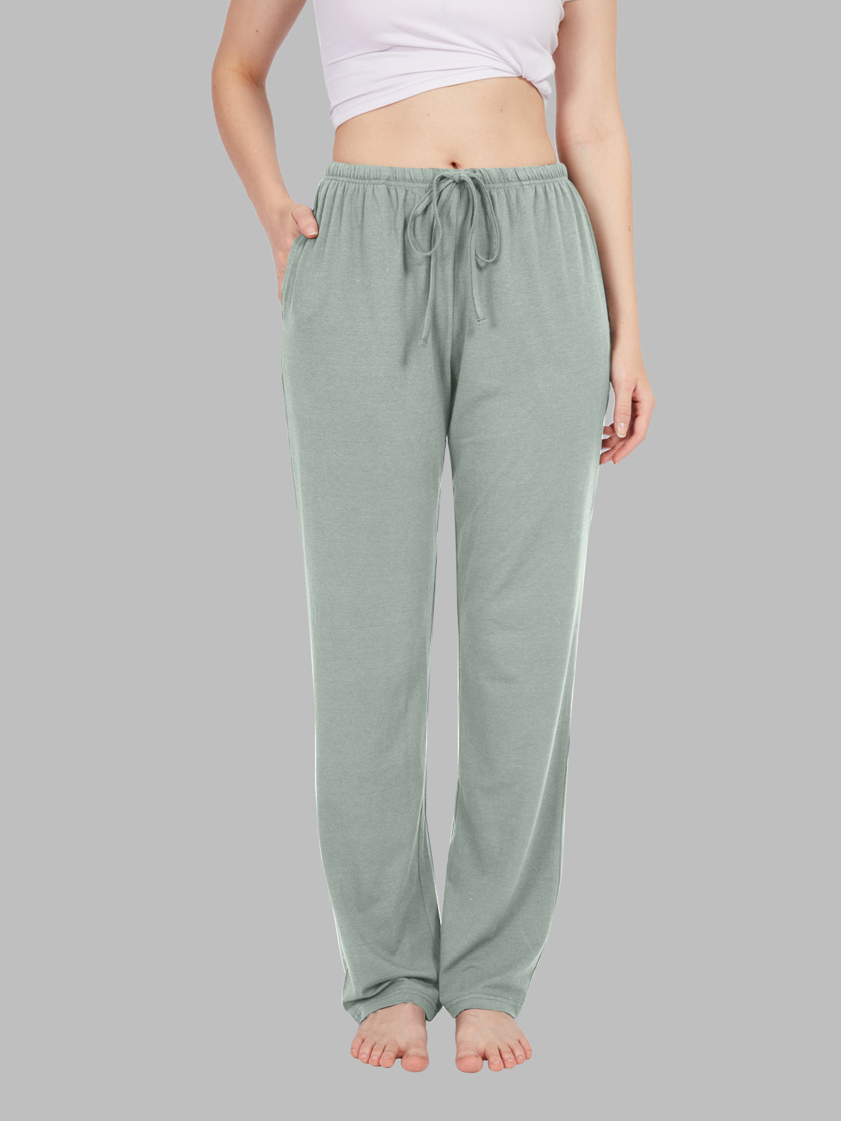 Casual Women’s Pajama Pants with Pockets Lounge Sleep Yoga Bottoms