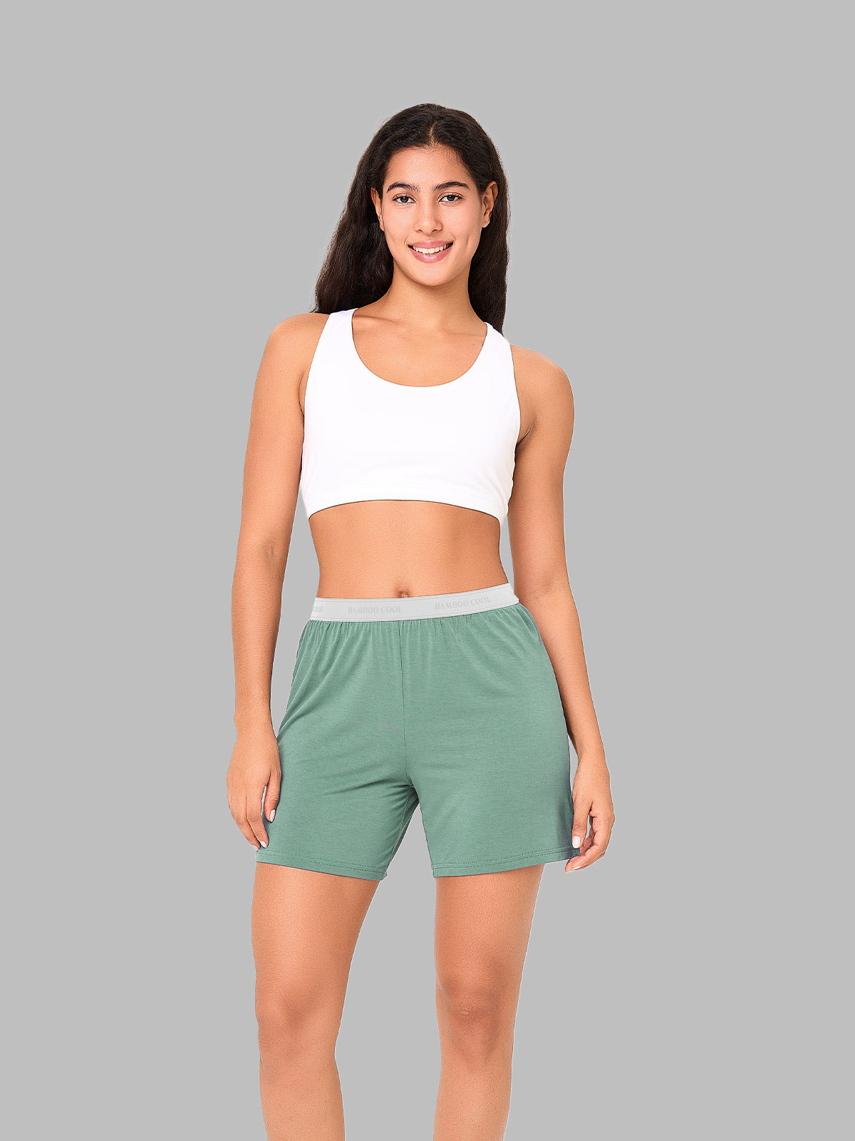 Cozy Women's Pajama Shorts with Elastic Waistband 2 Pack