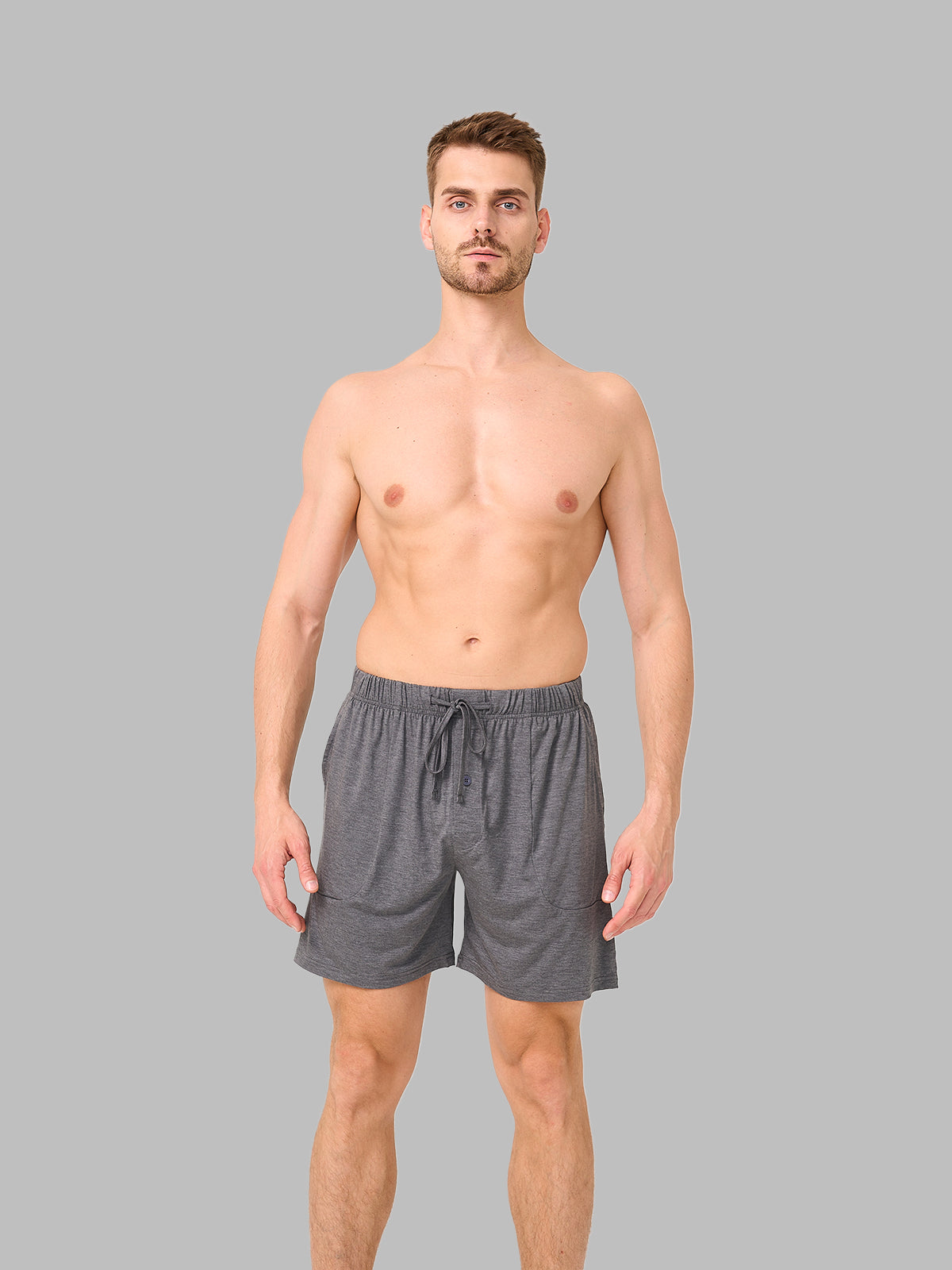 Cooling Soft Men’s Pajama Shorts with Pockets 2 Pack