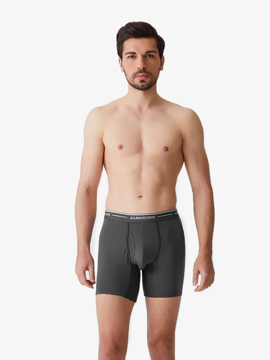 Soft Mens Boxer Briefs 4 Pack