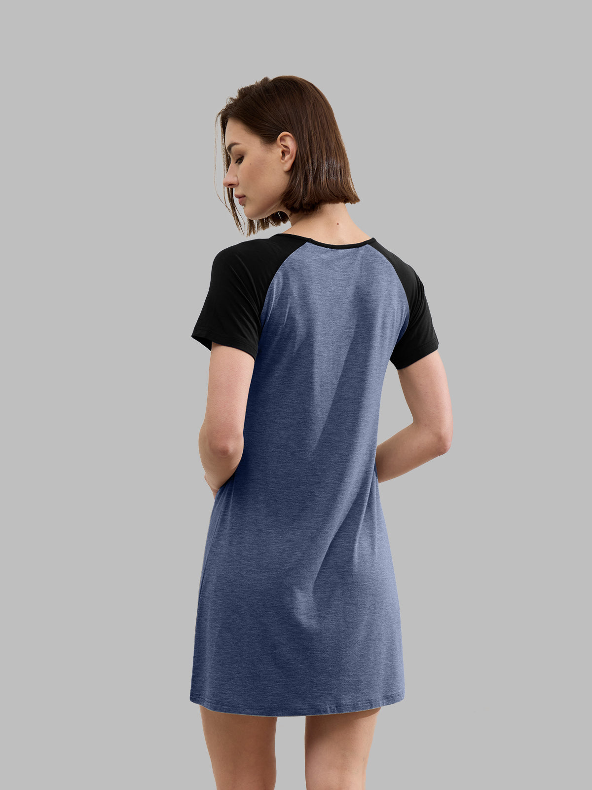 Soft Short Sleeve Nightgown for Ladies