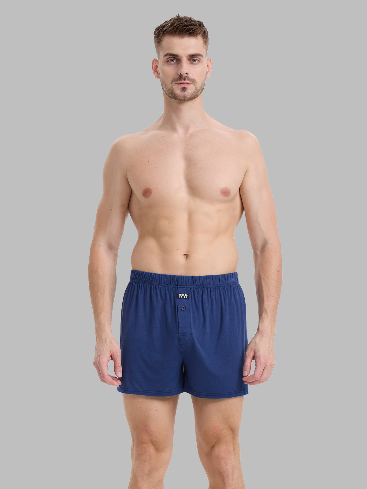 Men’s Lounge Boxer Shorts Classic Relaxed Fit Stretch 3 or 5 Pack