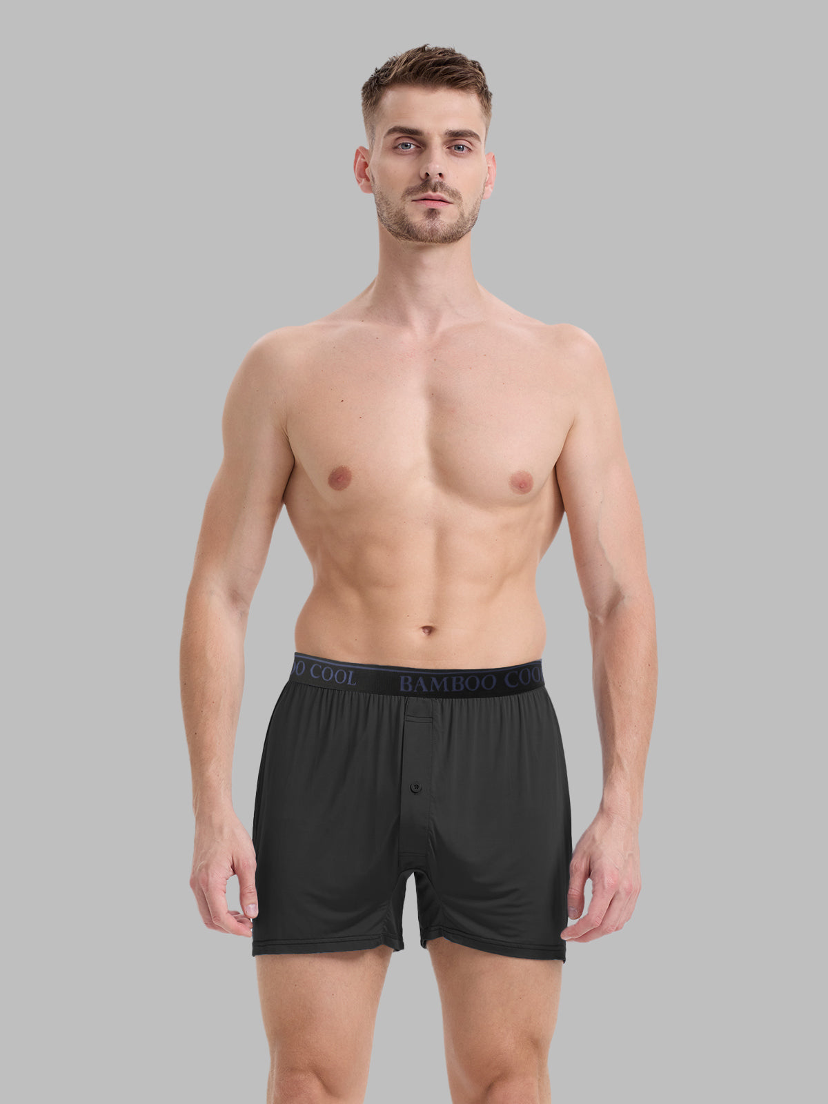 Cooling Soft Men’s Boxer Shorts Lounge Stretch Fit 3 Pack