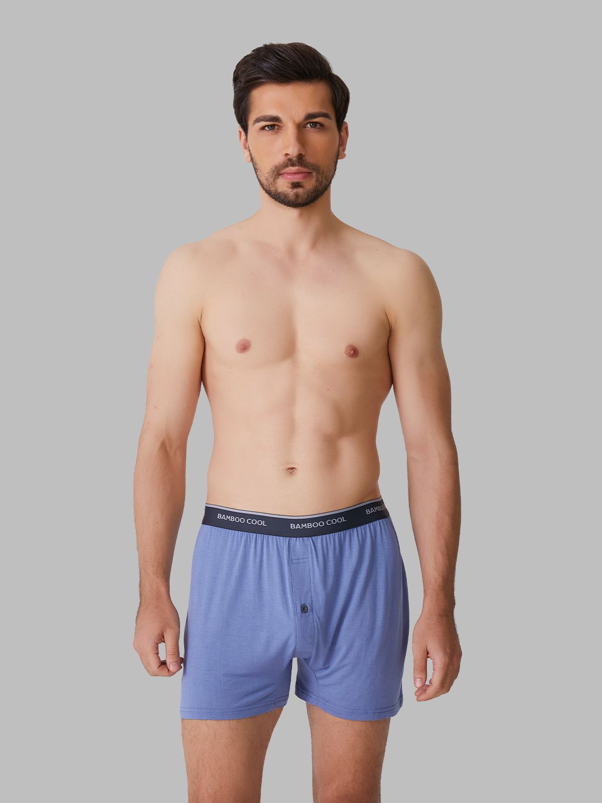 Relaxed Fit Men’s Boxer Shorts Soft Stretch Underwear 4 Pack