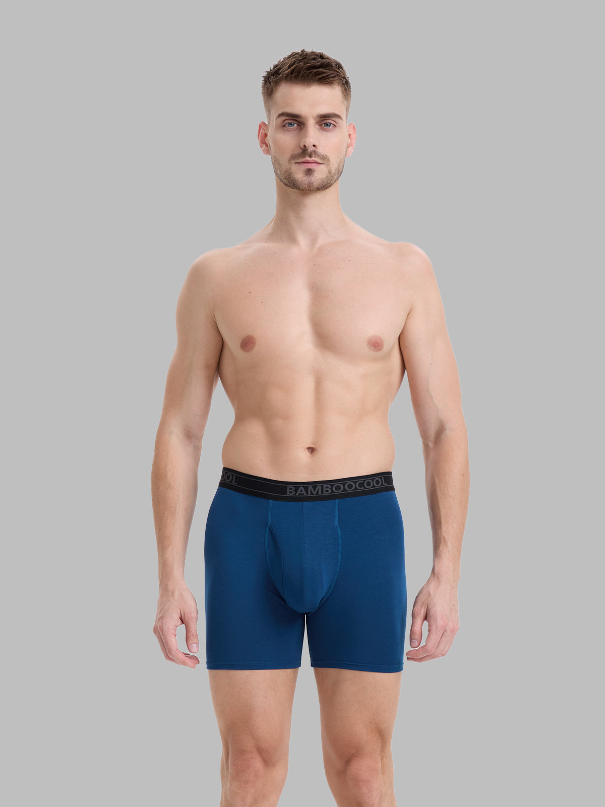Lightweight Comfort Soft Moisture-Wicking Men's Boxer Briefs 3 or 6 Pack