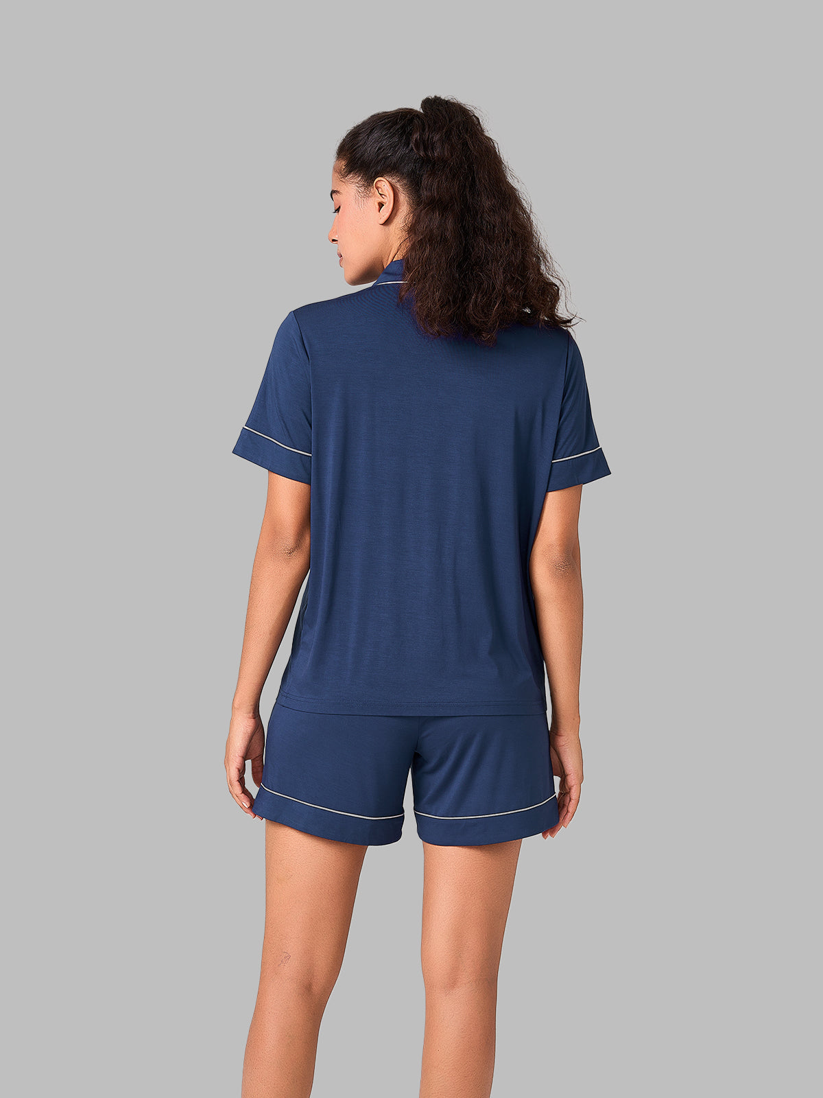 Soft Women's Pajama Sets with Shorts Sleeve Loose Fit