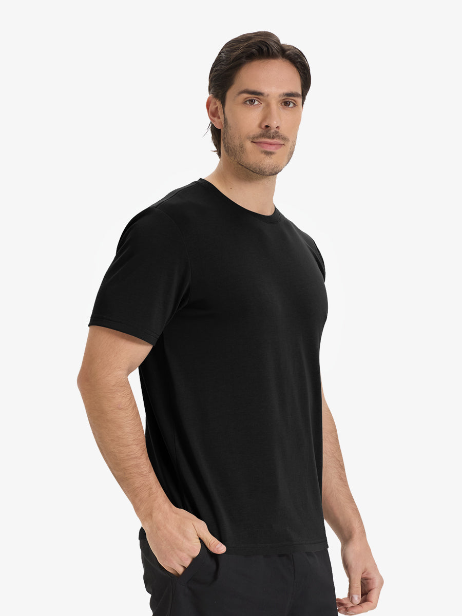 Men's Crewneck Moisture Wicking T Shirt