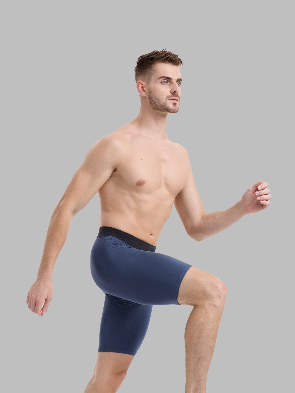 Men's Long-Leg Sports Boxer Briefs 3 Pack
