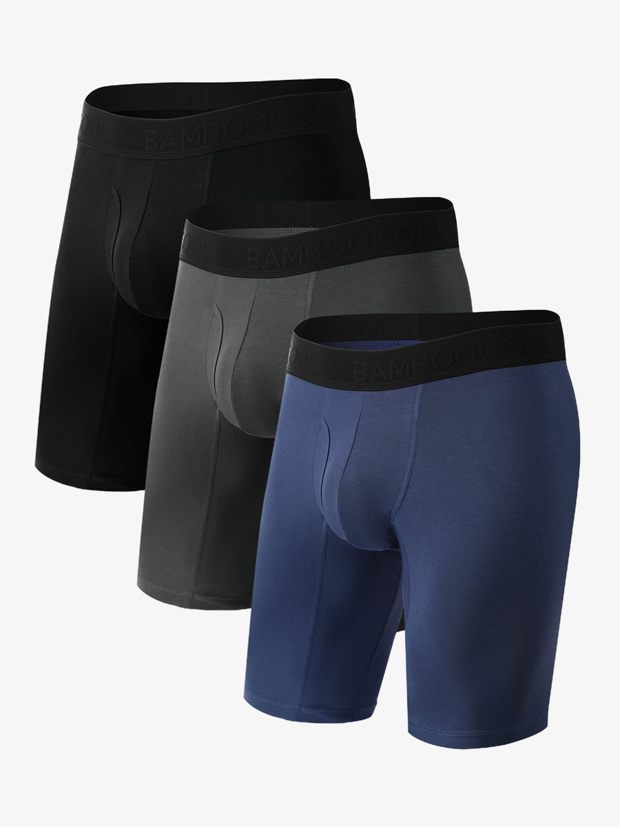 Men's Long-Leg Boxer Briefs 3 Pack