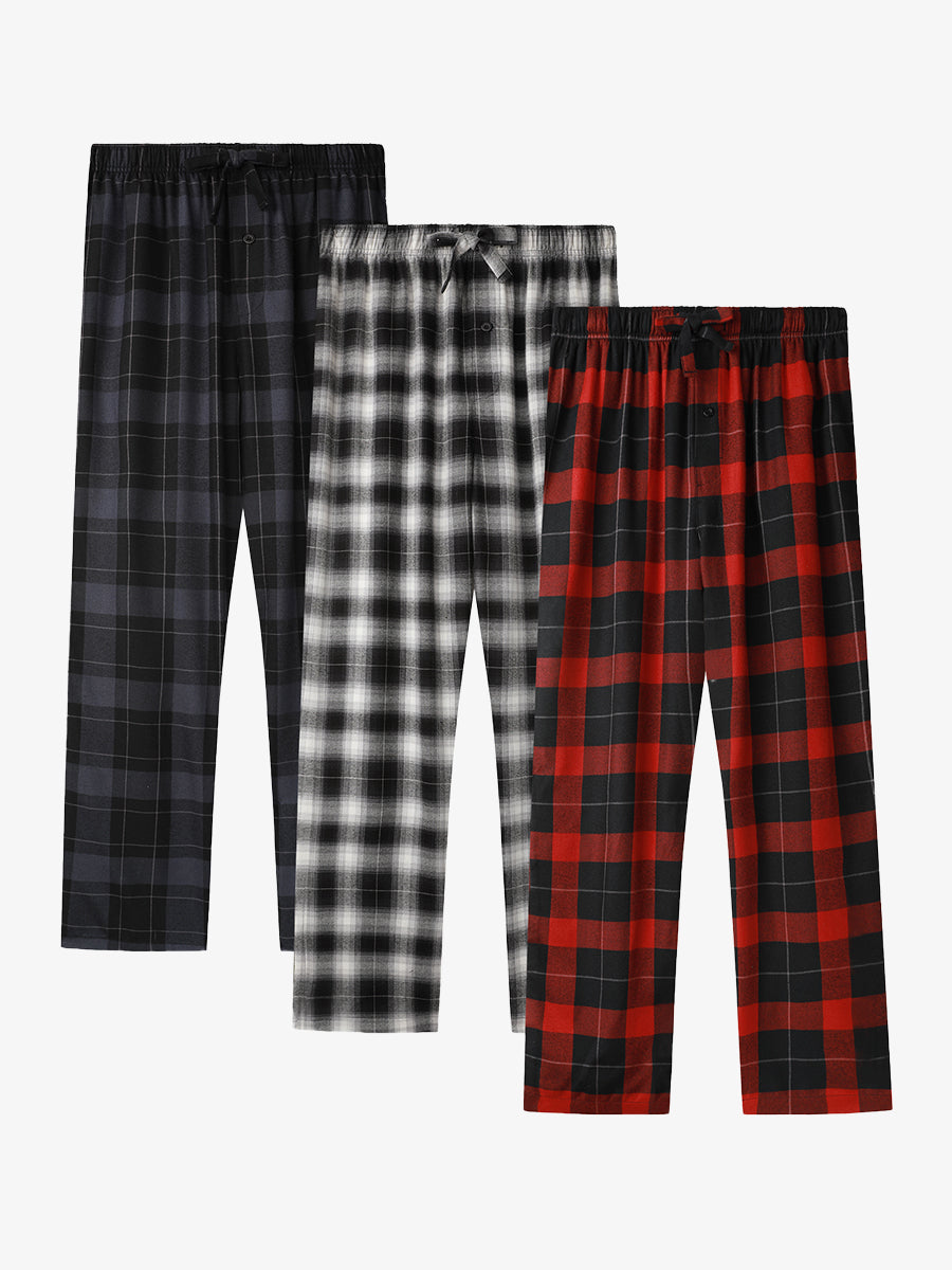 Pj Pants For Men Pajama Bottoms 3 Pack