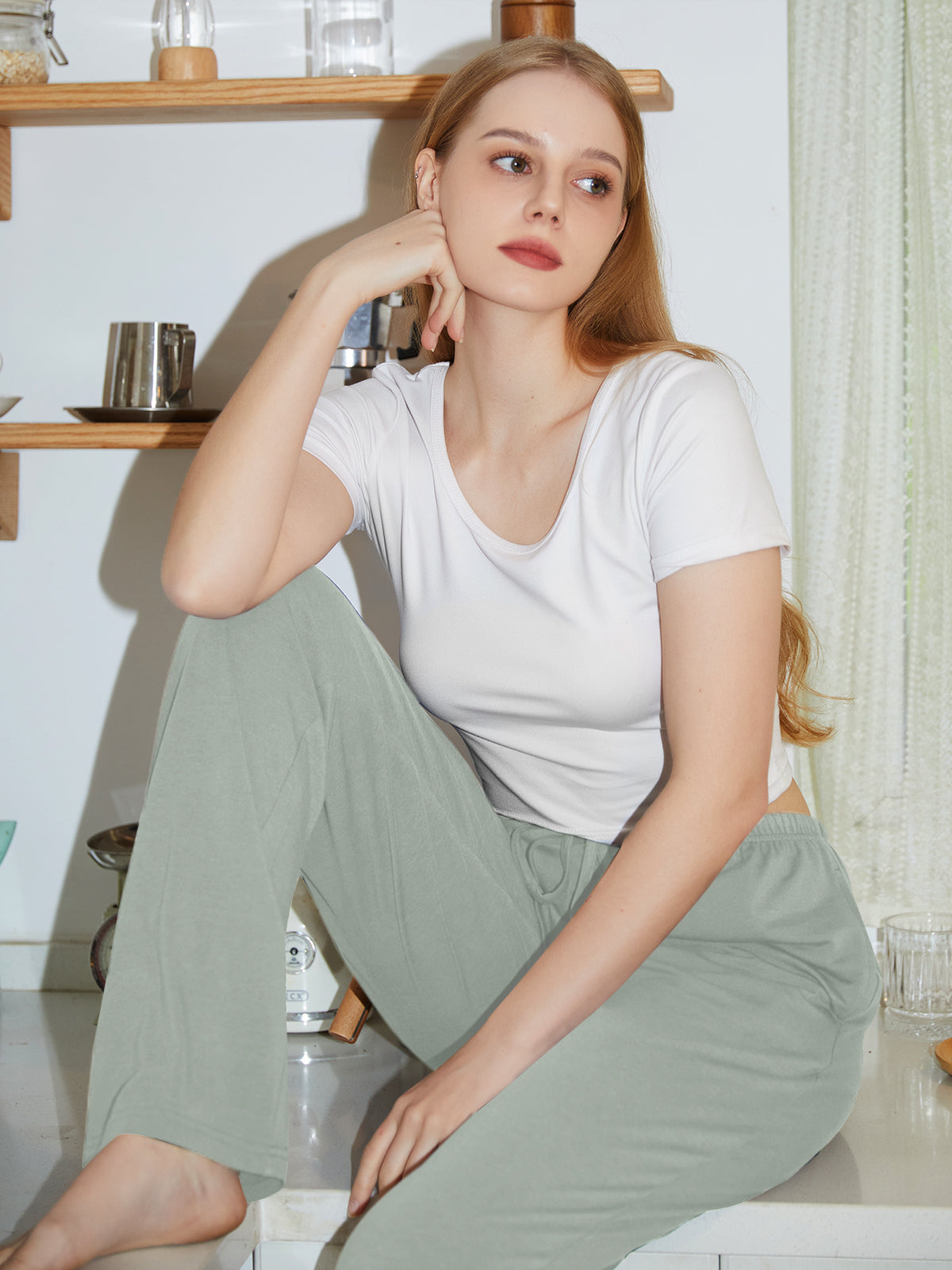 Women's Pajama Pants Lounge for Yoga