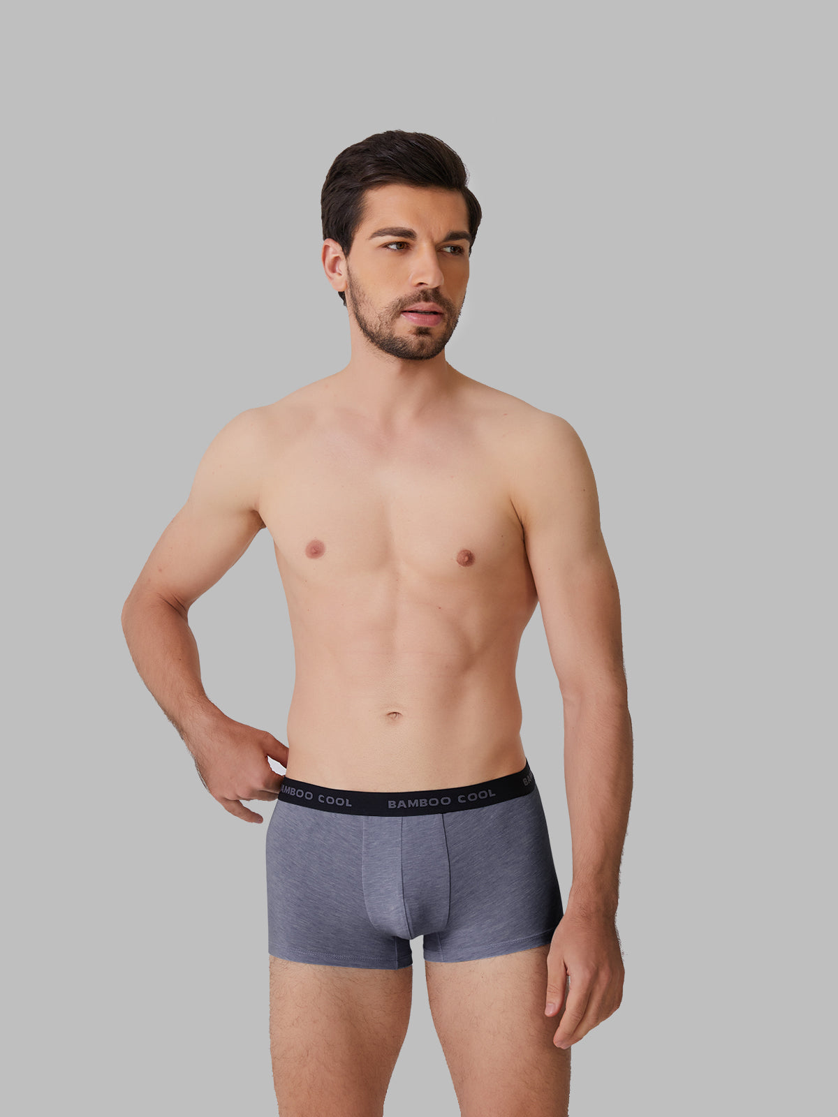 Ultra Breathable Men’s Trunks No Ride-Up with Flexible Waistband 4 Pack