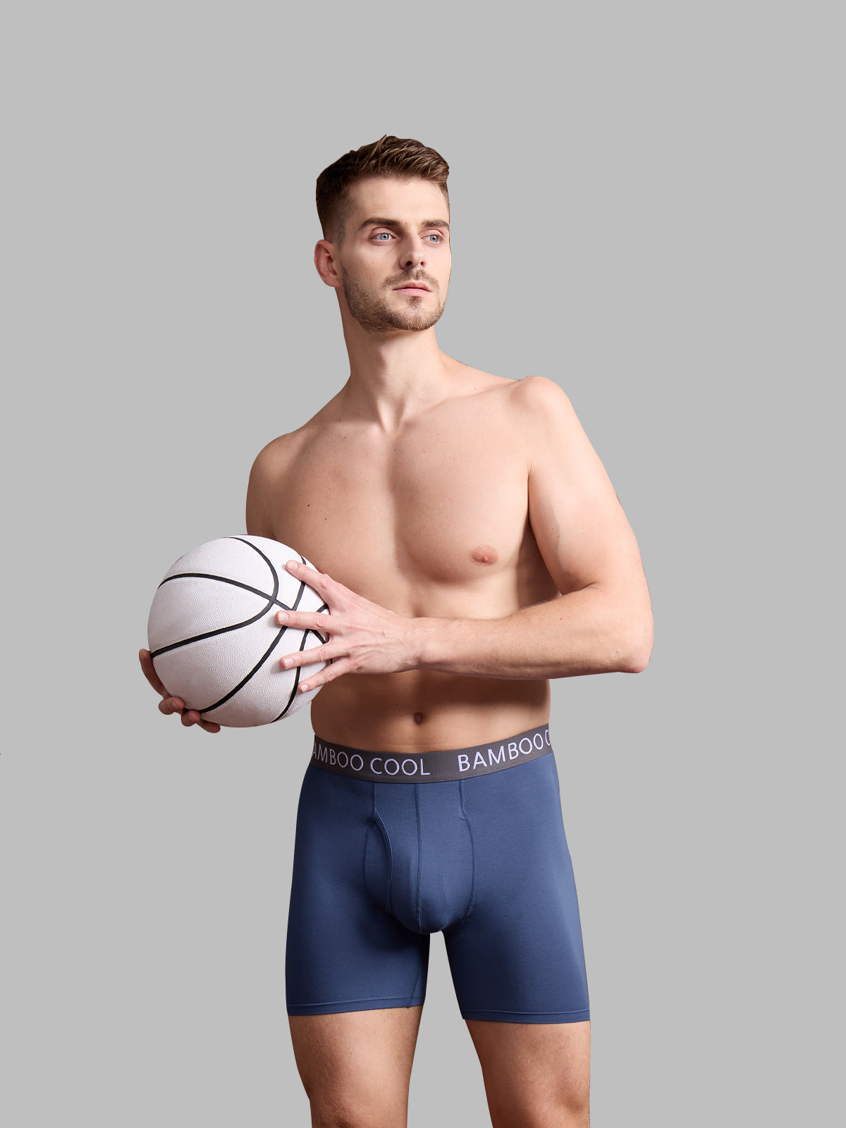 Ultra Soft Men’s Boxer Briefs Moisture-Wicking with Fly 7 pack