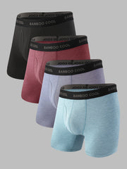 Ultra Breathable Men’s Boxer Briefs No Ride-Up with Waistband Multipack