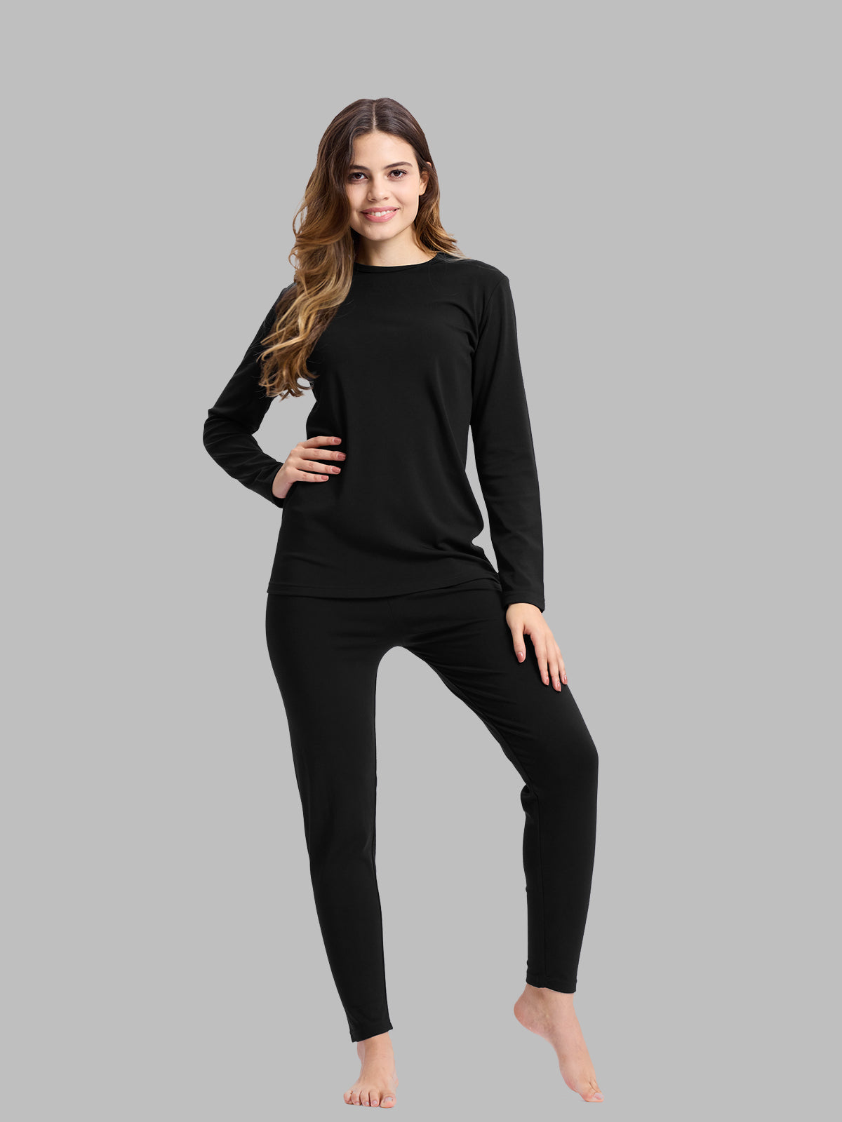 Thermal Base Layer Set for Women Top & Bottom