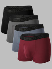 Breathable Mesh Men’s Trunks Moisture-Wicking Fly Zone 4 Pack