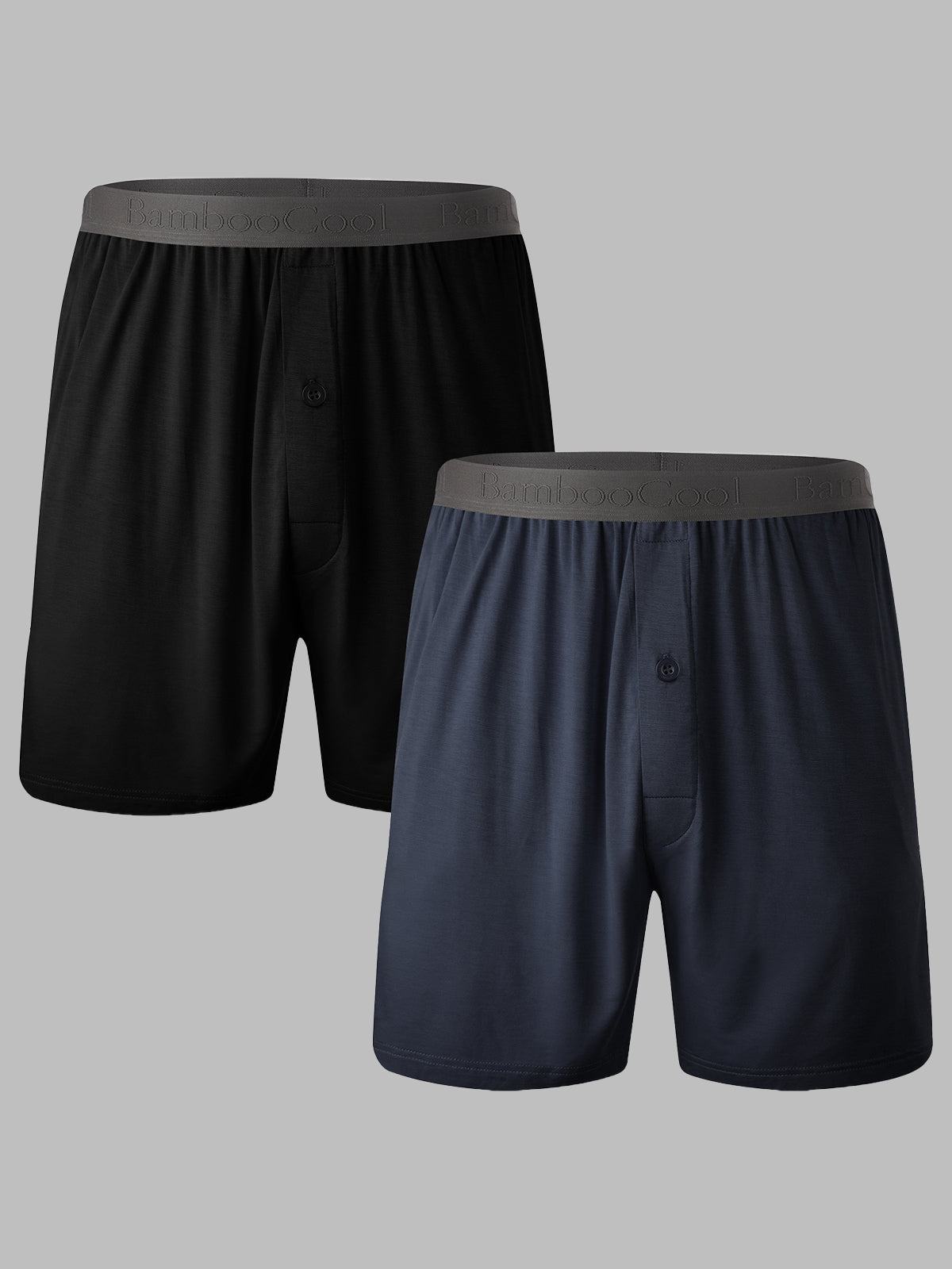 Comfy Men’s Lounge Pajama Shorts with Pockets 2 Pack