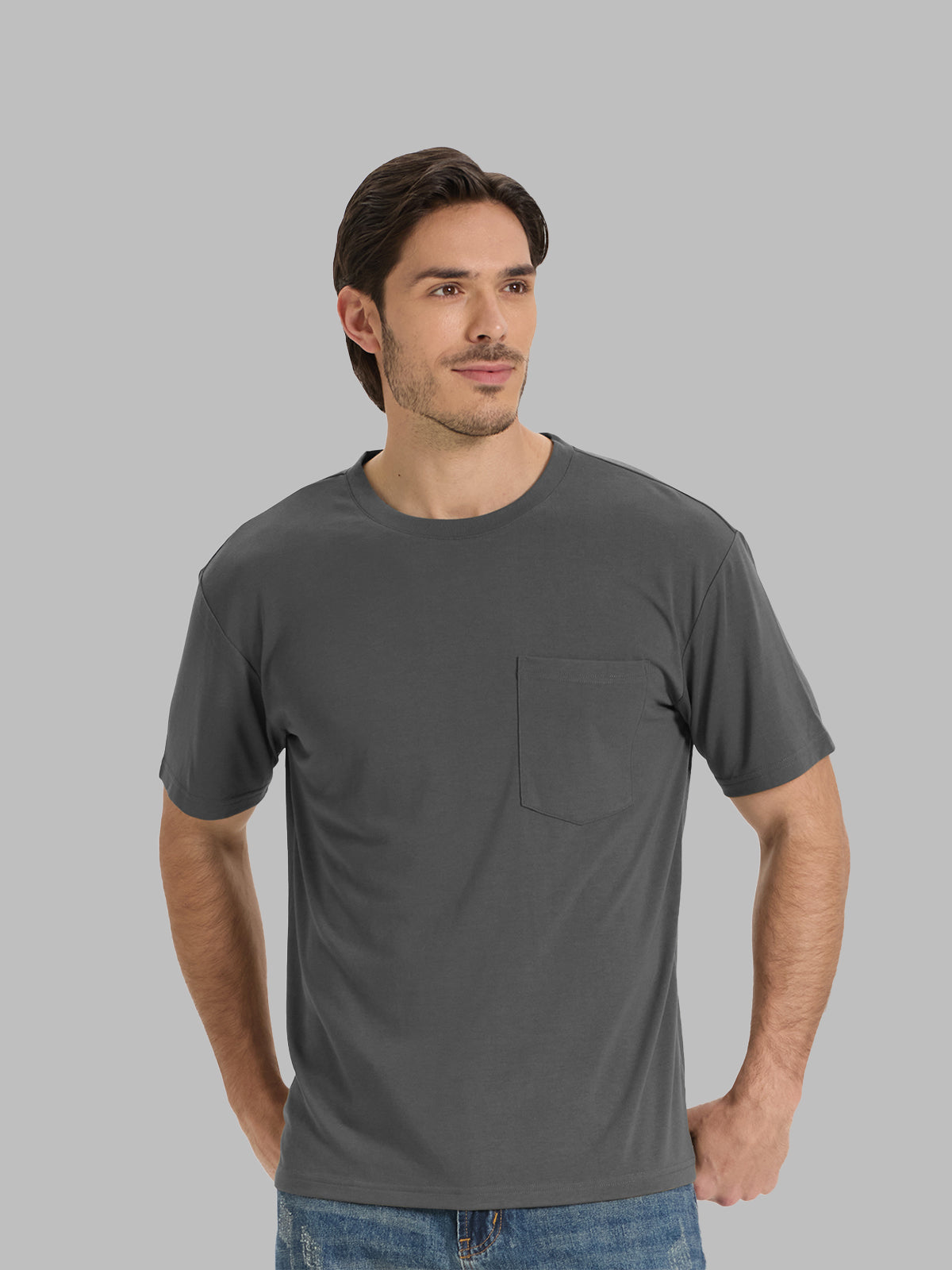 Moisture-Wicking Crewneck Short Sleeve Men's T-Shirt