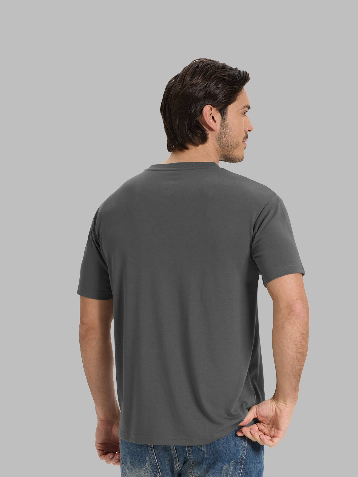 Moisture-Wicking Crewneck Short Sleeve Men's T-Shirt