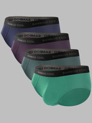 Soft Breathable Men’s Briefs with Open Fly 4 Pack