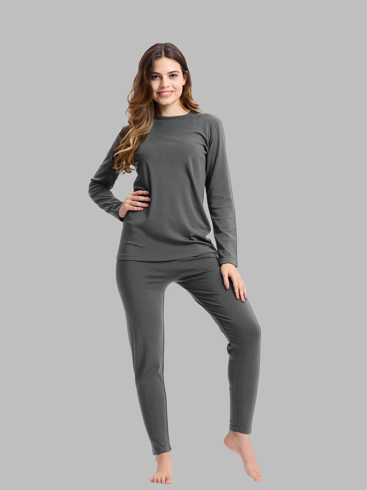 Thermal Base Layer Set for Women Top & Bottom