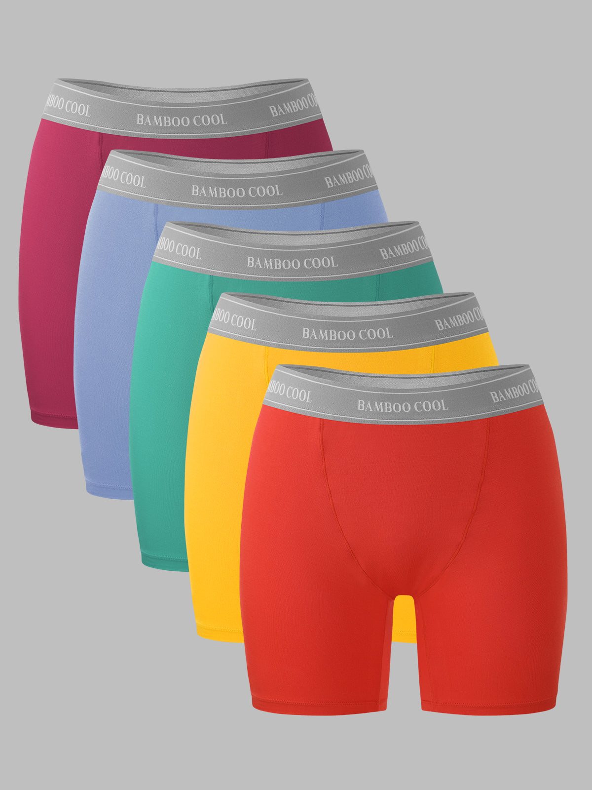 Soft Stretch Comfort Women's Boxer Briefs Boyshorts 5 Pack