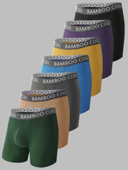 Ultra Soft Men’s Boxer Briefs Moisture-Wicking with Fly 7 pack